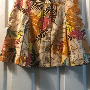 Forever21 tropical style skirt